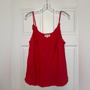Cloth & Stone Vibrant Red Camisole